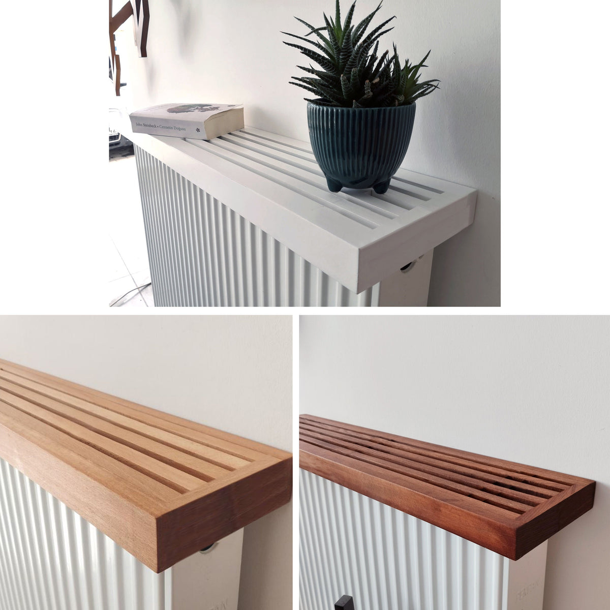Customized Radiator Top Cover Shelf, Closed Sides, Custom Size Wooden Radiator Shelf,  Cat Sleeping Surface over heater, MADE TO ORDER