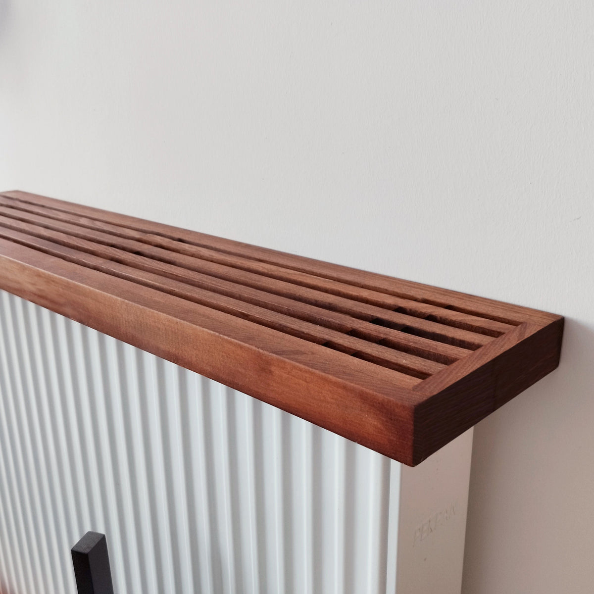 Customized Radiator Top Cover Shelf, Closed Sides, Custom Size Wooden Radiator Shelf,  Cat Sleeping Surface over heater, MADE TO ORDER